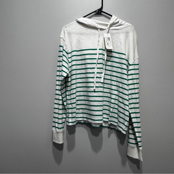 NWT Evereve Libbie Stripe Hoodie Medium - Picture 1 of 6